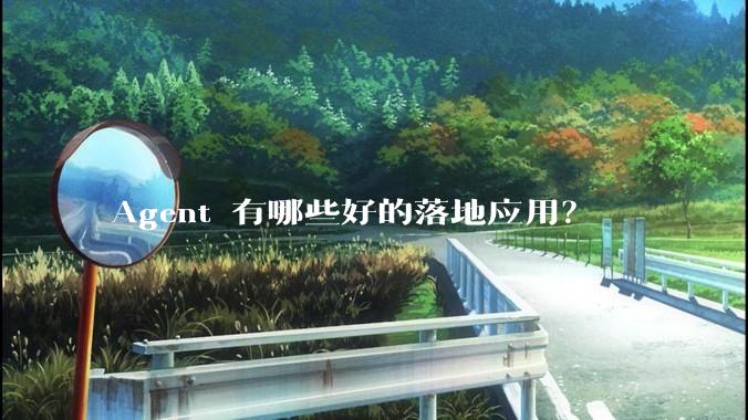 Agent 有哪些好的落地应用？